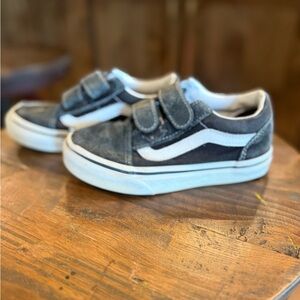 Kids Black and White Vans